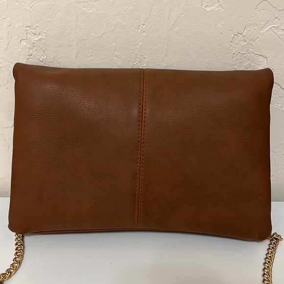 NWOT Rampage Golden Brown Crossbody Purse - Picture 4 of 16